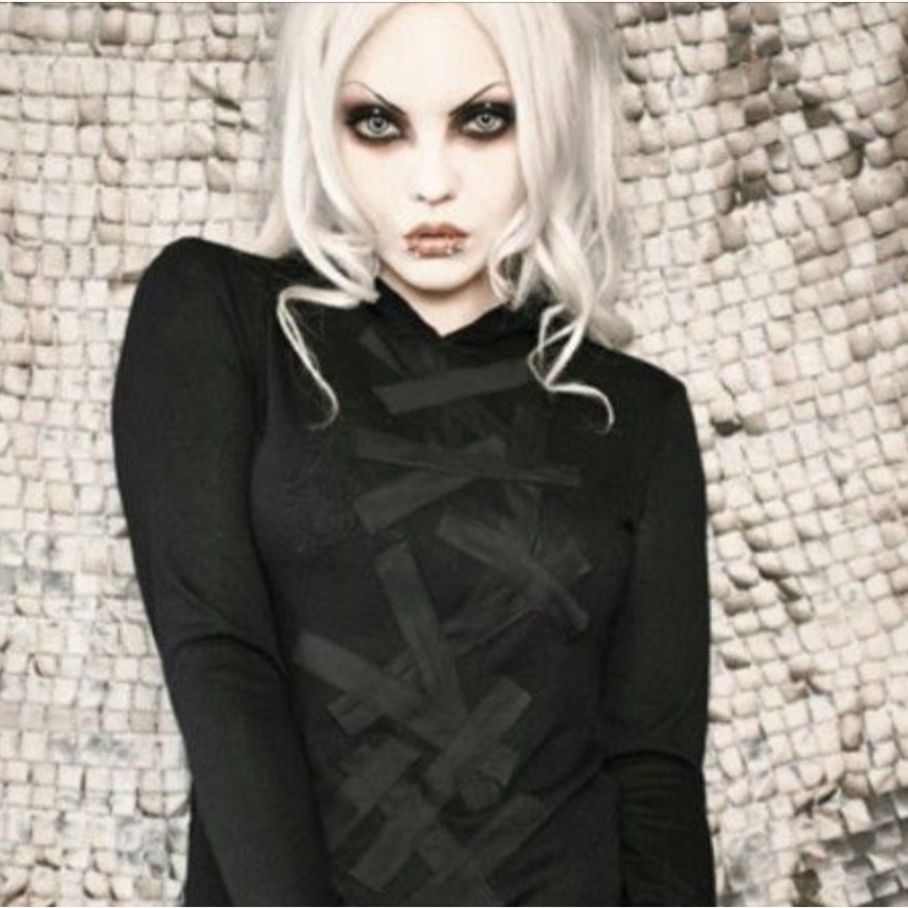 Heavy Red Aphotic Bewitching Hoodie